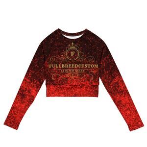 kokorepublic Recycled long-sleeve crop top